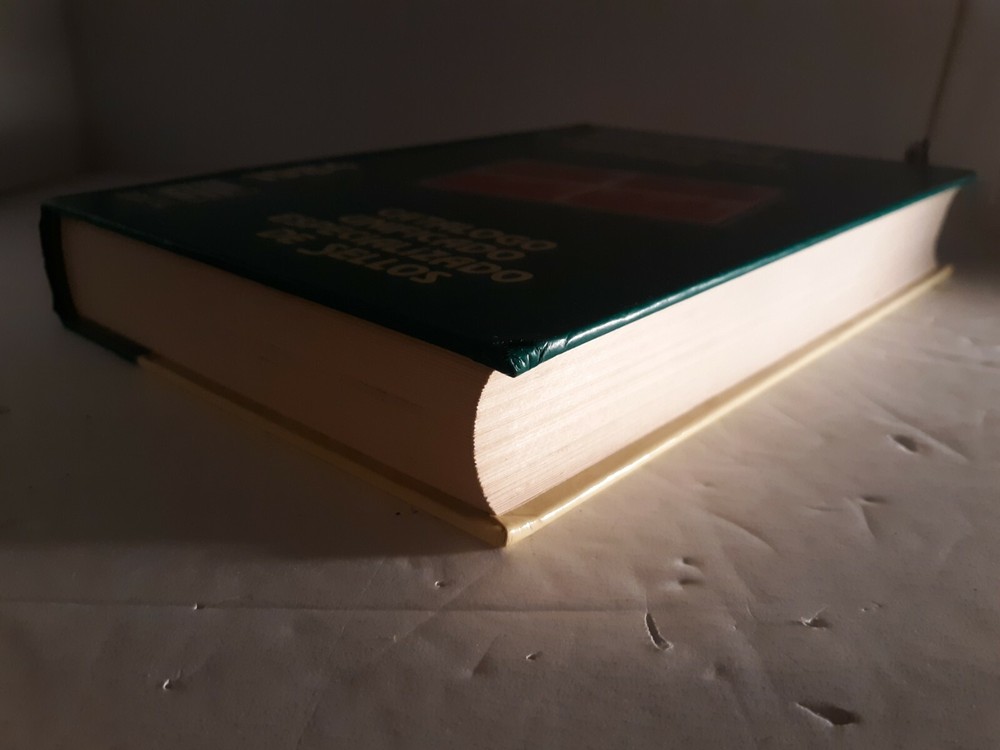 Stamp Handbook ESPANA Hardcover Written in Spanish Price Guide VGC