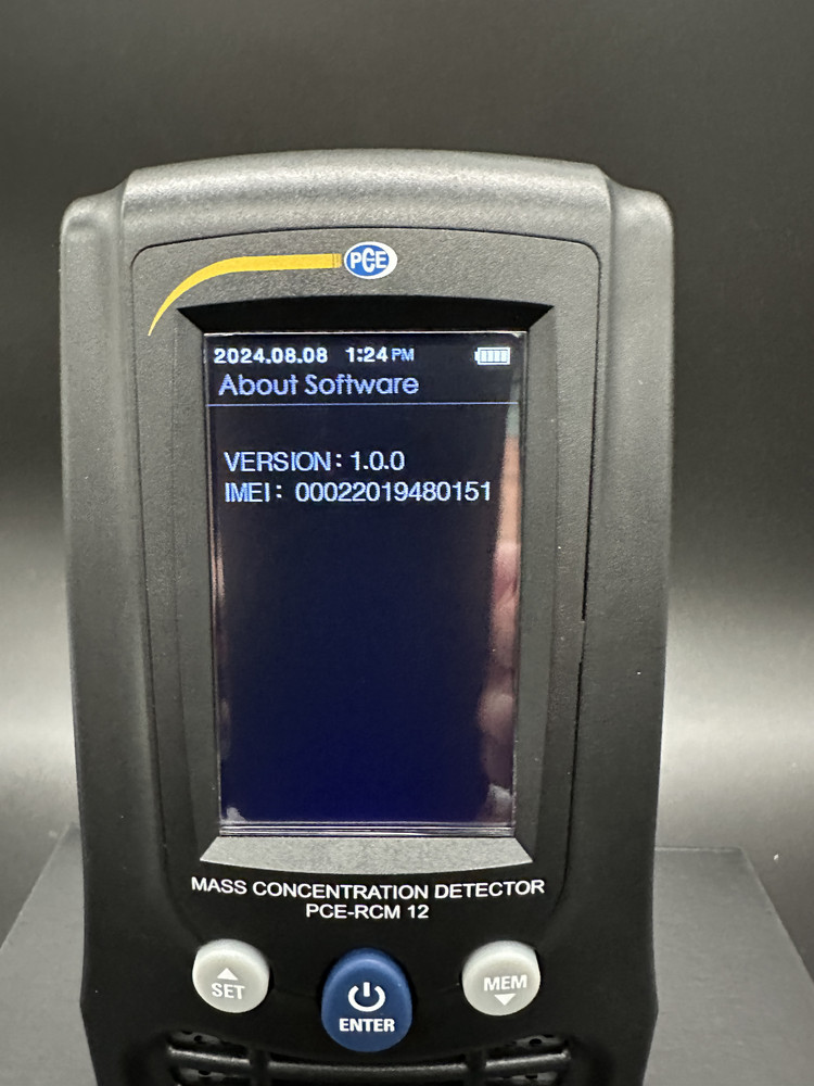 Air Quality Meter - PCE-RCM 12 - CO2, & Formaldehyde - PM2.5, PM10