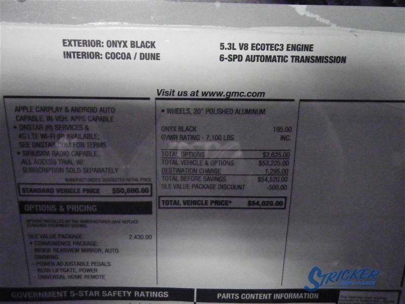 GMC Yukon 2018-2020 Telematics Interface Module 84293872 1994