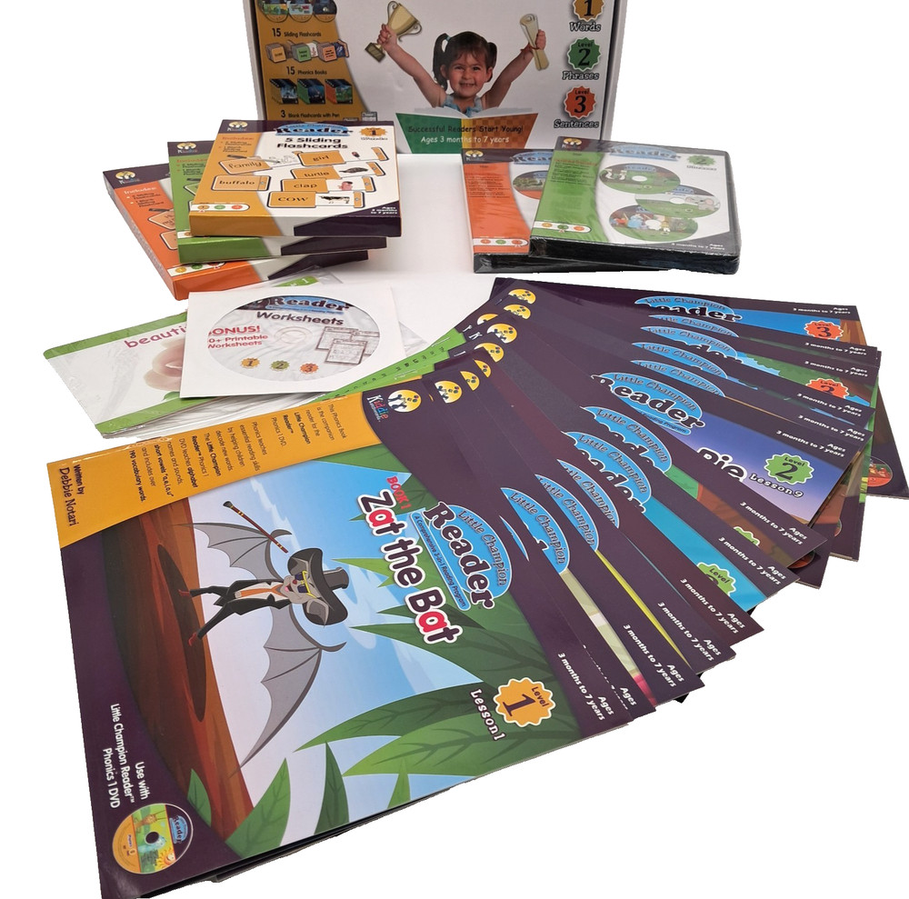 PARTIAL SET Little Champion Reader Comprehensive Reading Program Homeschool LOT