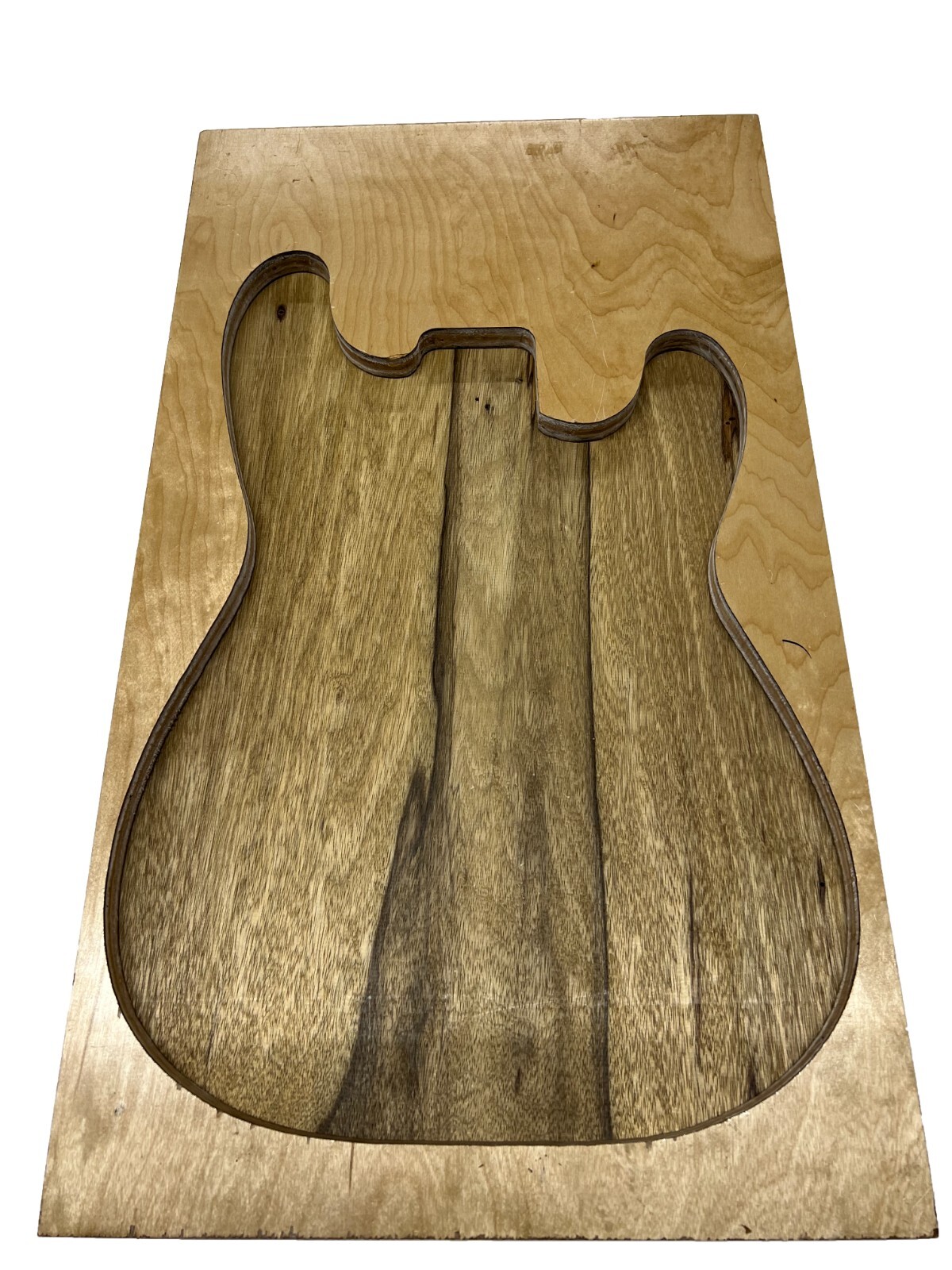 BLACK LIMBA Body Blank Single Piece Unplaned 21" x 14" x 2" Planed 21x14 x 1-3/4