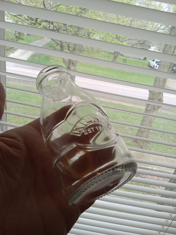 Kilner Glass Milk Bottle 5" Tall