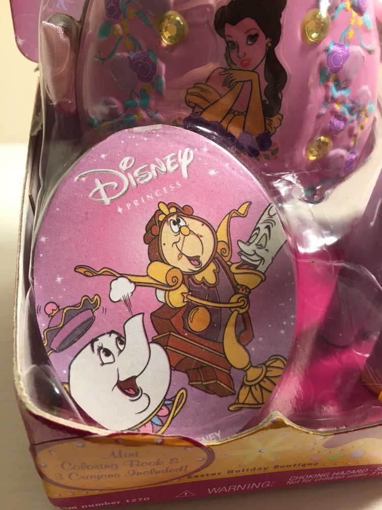 Disney Princess Belle Easter Activity Tin Mini Coloring Book 2003