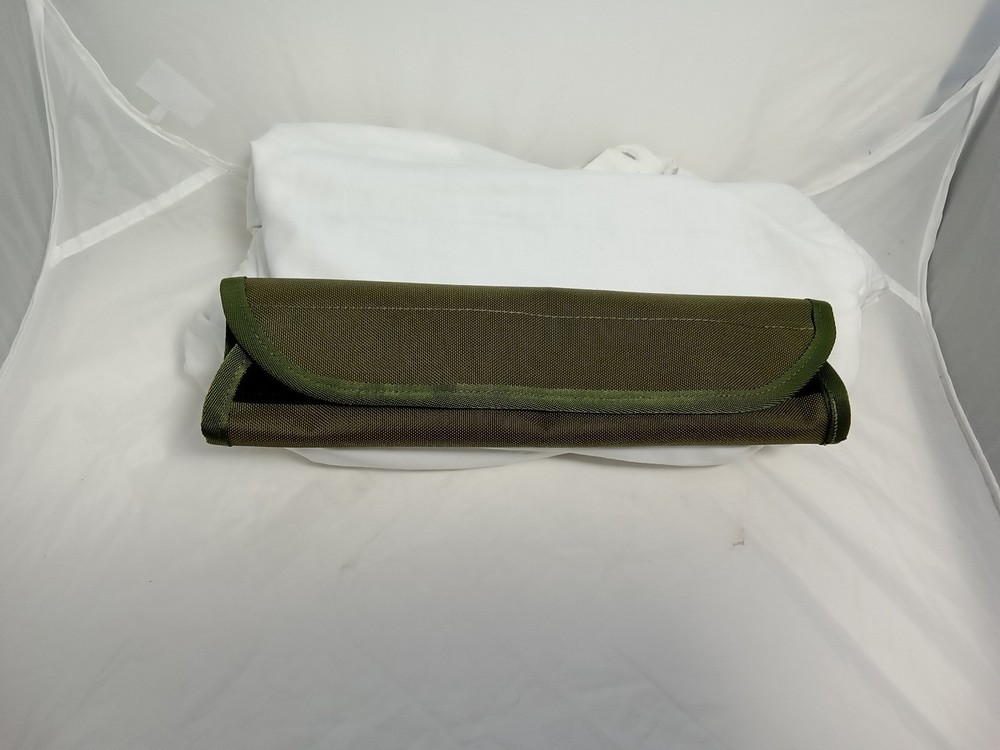Sand bag holder OLIVE single  "hook and loop" closure