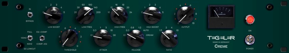 Tegeler Audio Creme Bus Compressor and Mastering Equalizer