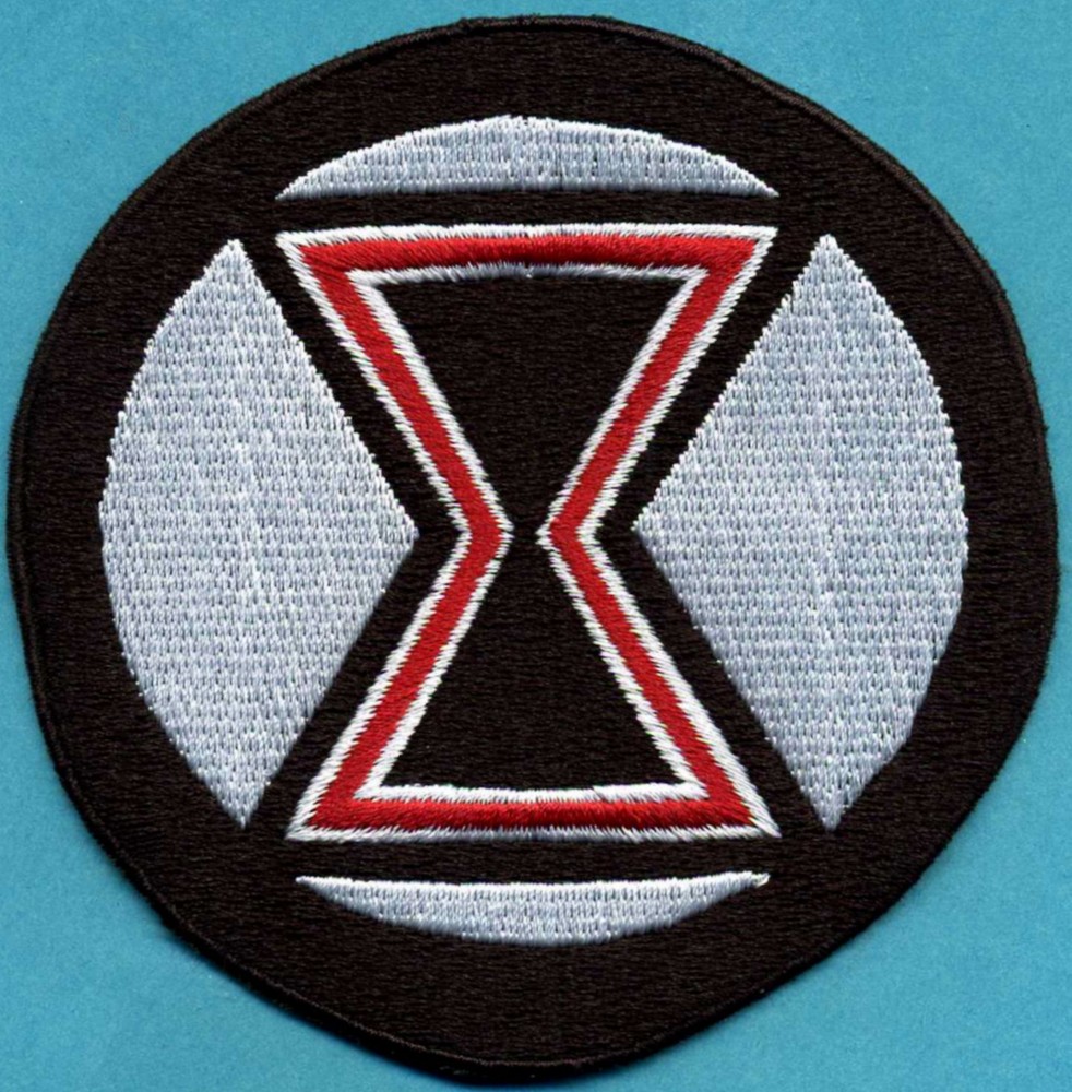 Avengers Black Widow Fully Embroidered 3.75" Iron-on Patch