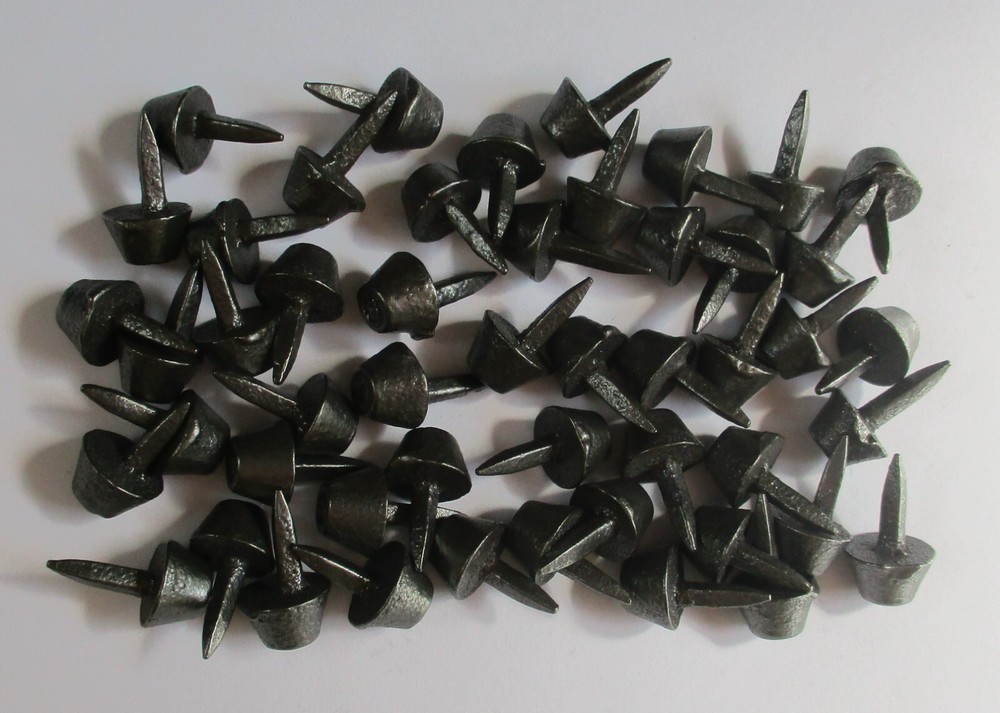 Set 50x British Army:"AMMO BOOT STUDS" (For Ankle Boots, WW1-WW2 Living History)
