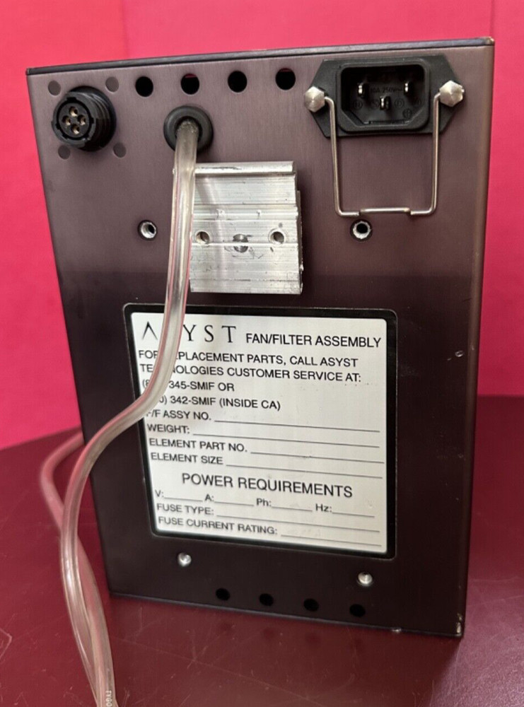 AS IS POWERS ON ASYST FAN/FILTER ASSEMBLY