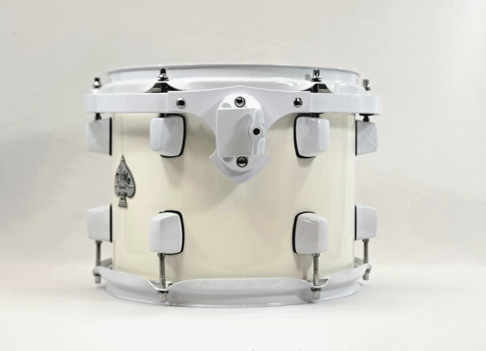 Ddrum Diablo 10" Tom Drum -White with White Hardware