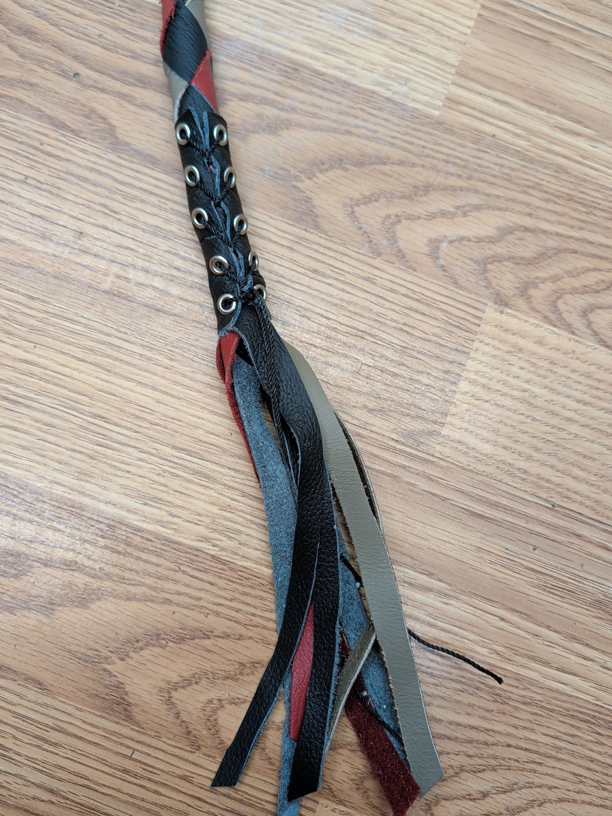 biker getback whip getback WHIP leather SHORT Black Red Grey Leather whip