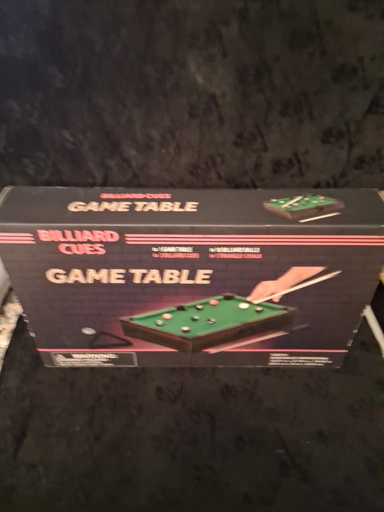Modern Expressions Tabletop Pool Table Mini Pool Table