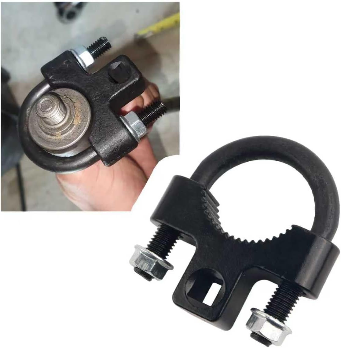 Inner Tie Rod Removal Tool with 3/8" Drive Ports,Anti-Slip Inner Tie Rod Tool wi