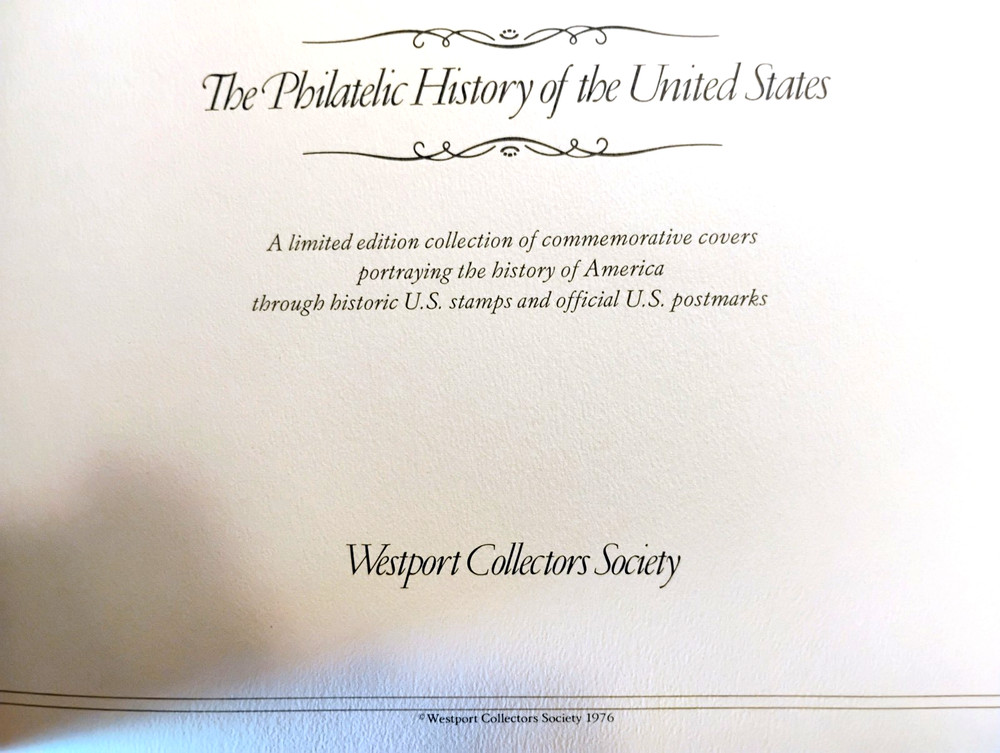 The Philatelic History Of United States Complete 4 Volume Cover Collection