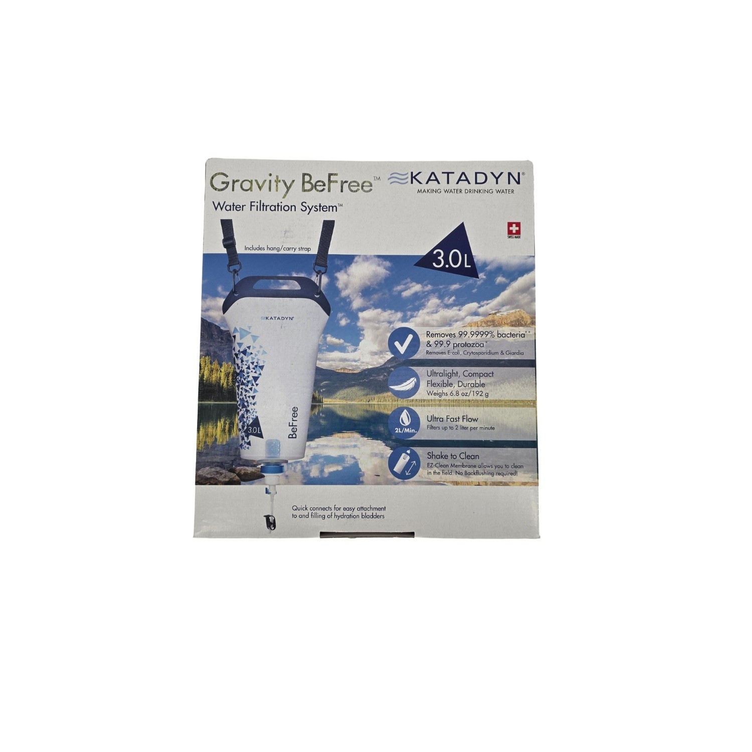 Katadyn BeFree Gravity Water Filtration System 3 Liter
