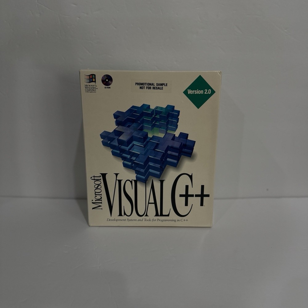 RARE Vintage Microsoft Dev Software Lot Visual Basic C++ FoxPro Promo NFR Box