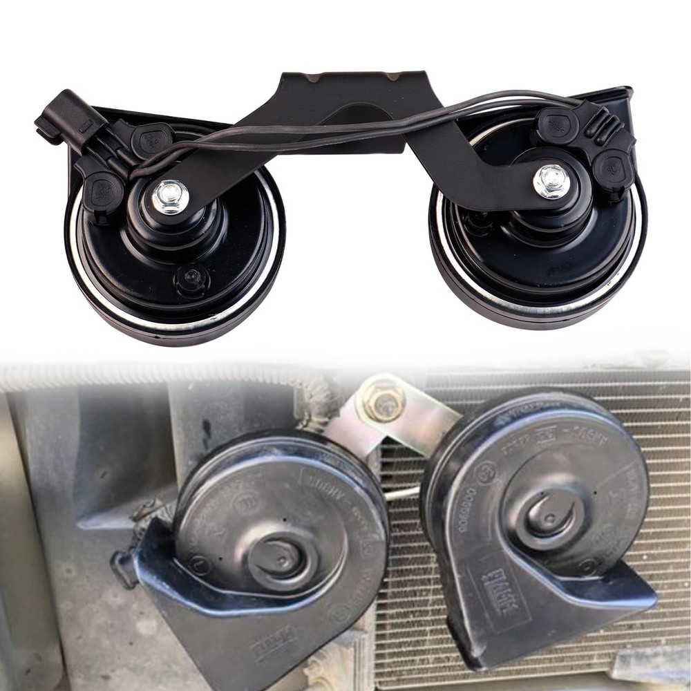 Horn Assembly with Bracket Compatible with Ford Explorer 2016 2017 2018 2019 ...