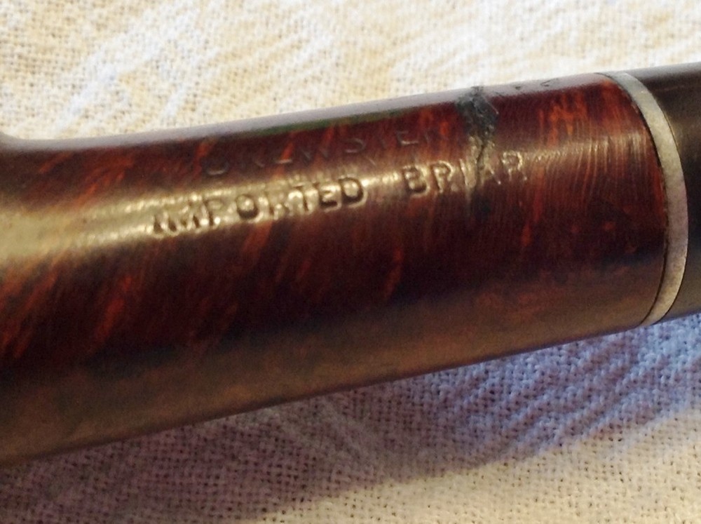 Vintage Smoking Pipe - Brewster Imported Briar