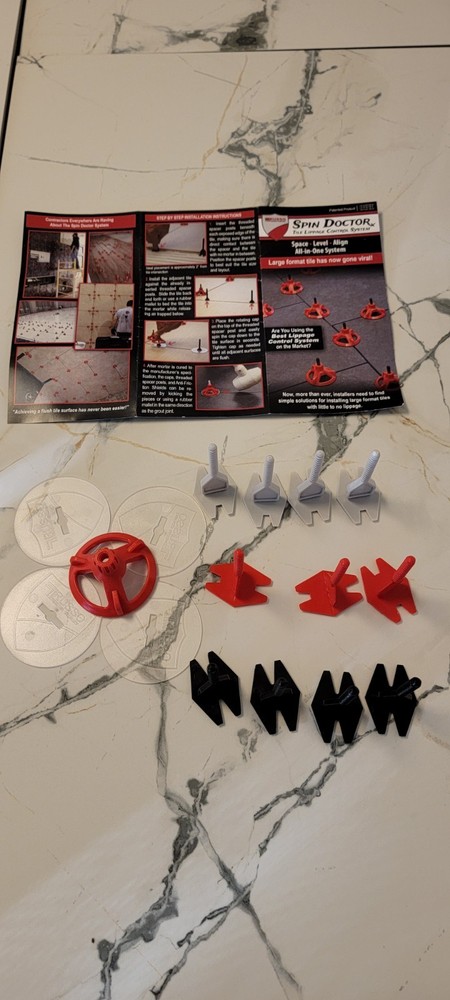 Spin Doctor Tile Lippage Control System SAMPLE Kit