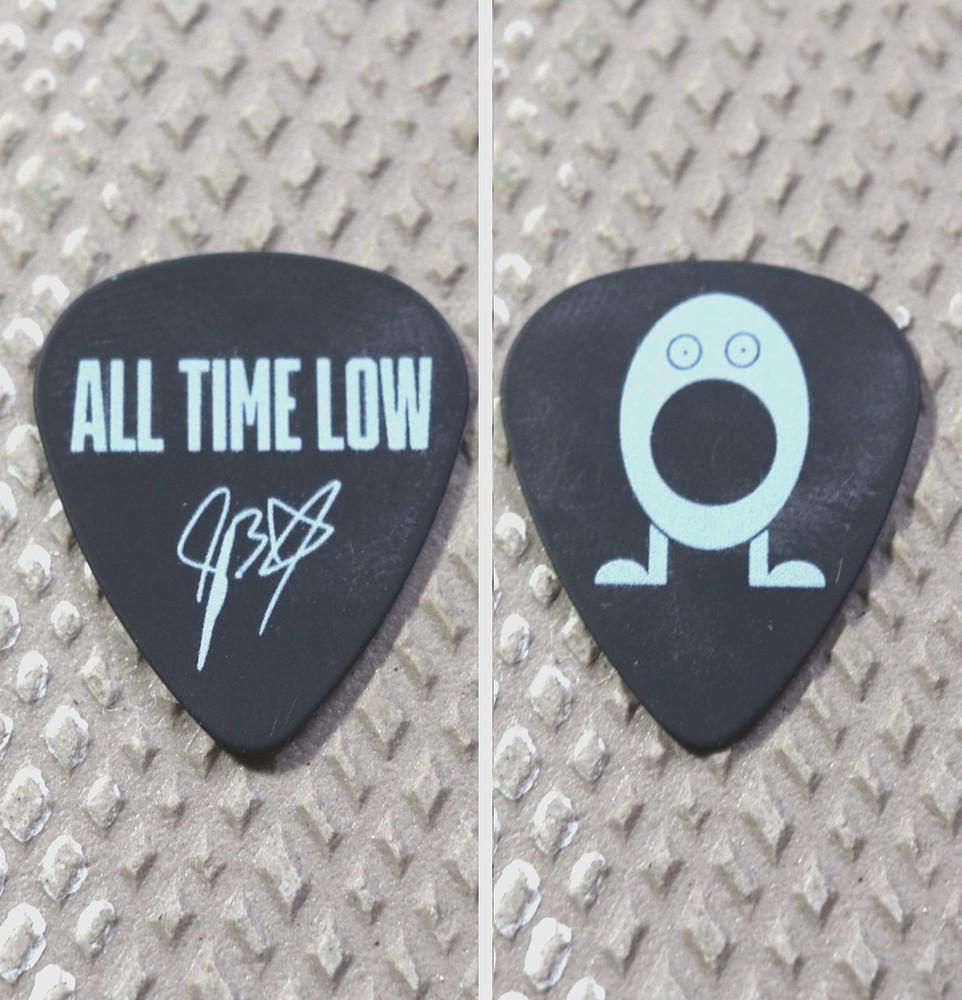 All Time Low - Jack Barakat Concert Guitar Pick 2025-26 Tour ~ mayday parade