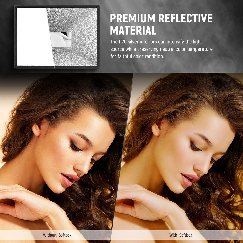 NEEWER NS5PD 2-Pack Flash Diffusers - Octagon/Rectangle for Godox