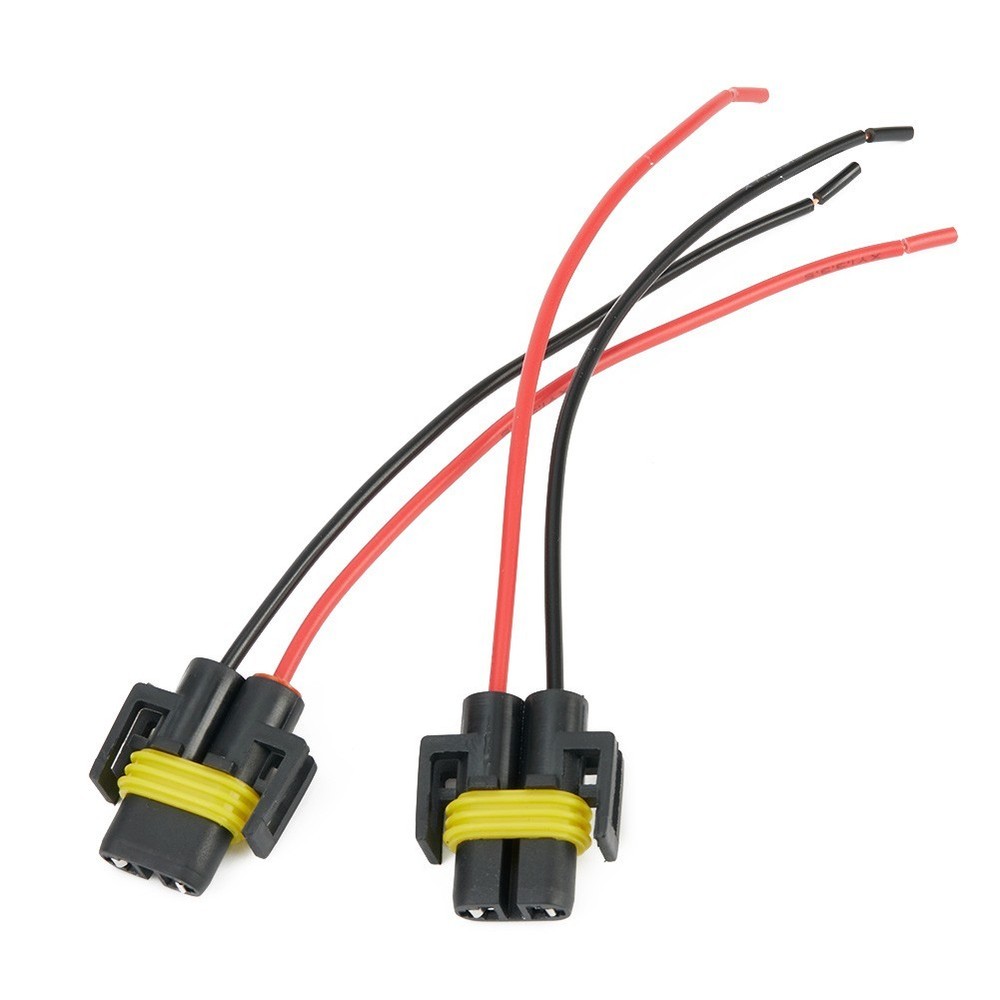 Connector Harness Socket Headlight Copper Extension Fog Light Heat Resistant
