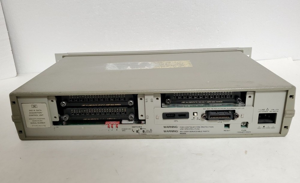 Vintage HP Hewlett Packard 3421A Data Acquisition Control Unit - Powers On *READ