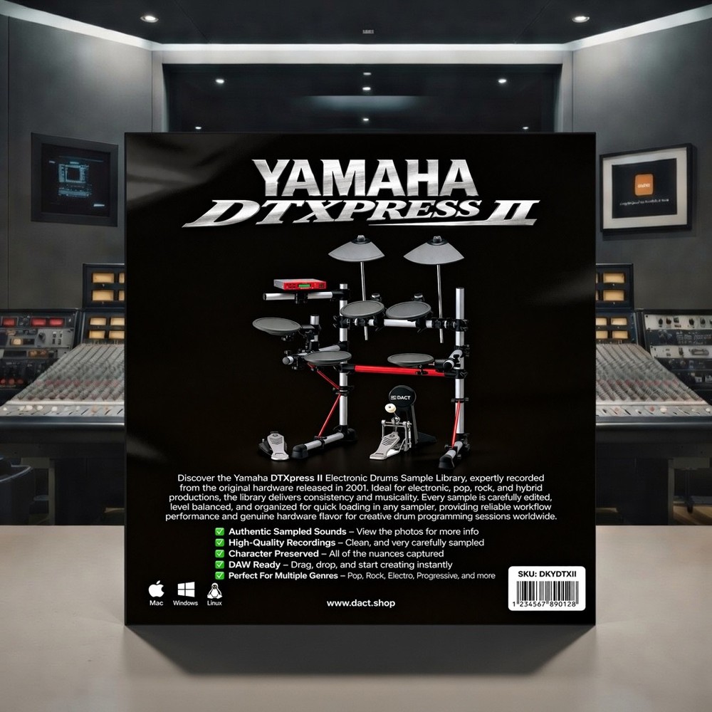 Yamaha DTXpress II Electronic Drums Sample Library