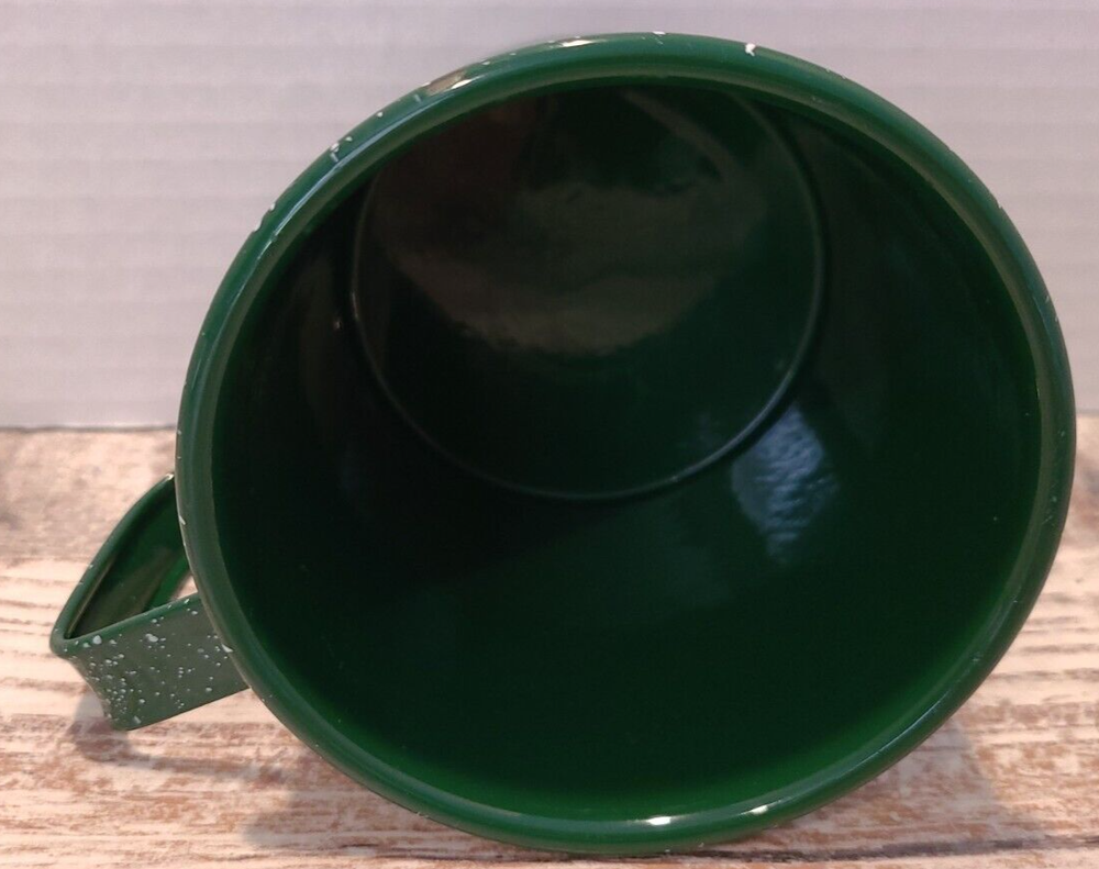 Graniteware Green Coffee Mug 12 oz