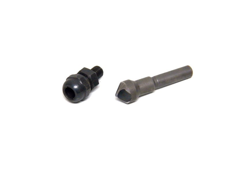 Boeing Surplus Dog Leg Deburring tool with collet and cutter.