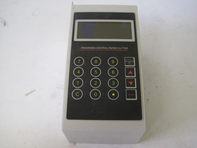 PROGRAM CONTROL PAPER CUTTER CONTROLLER WITH PRECISE 520 PAPER CUTTER USED