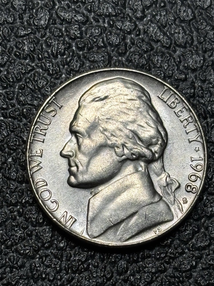 1968-S Jefferson Nickel MS +++GEM BU Steps