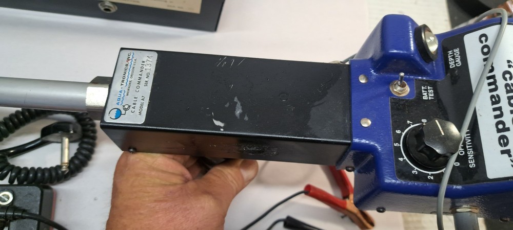 AQUA-TRONICS CABLE COMMANDER MODEL A7 UNTESTED NEEDS BATTERY