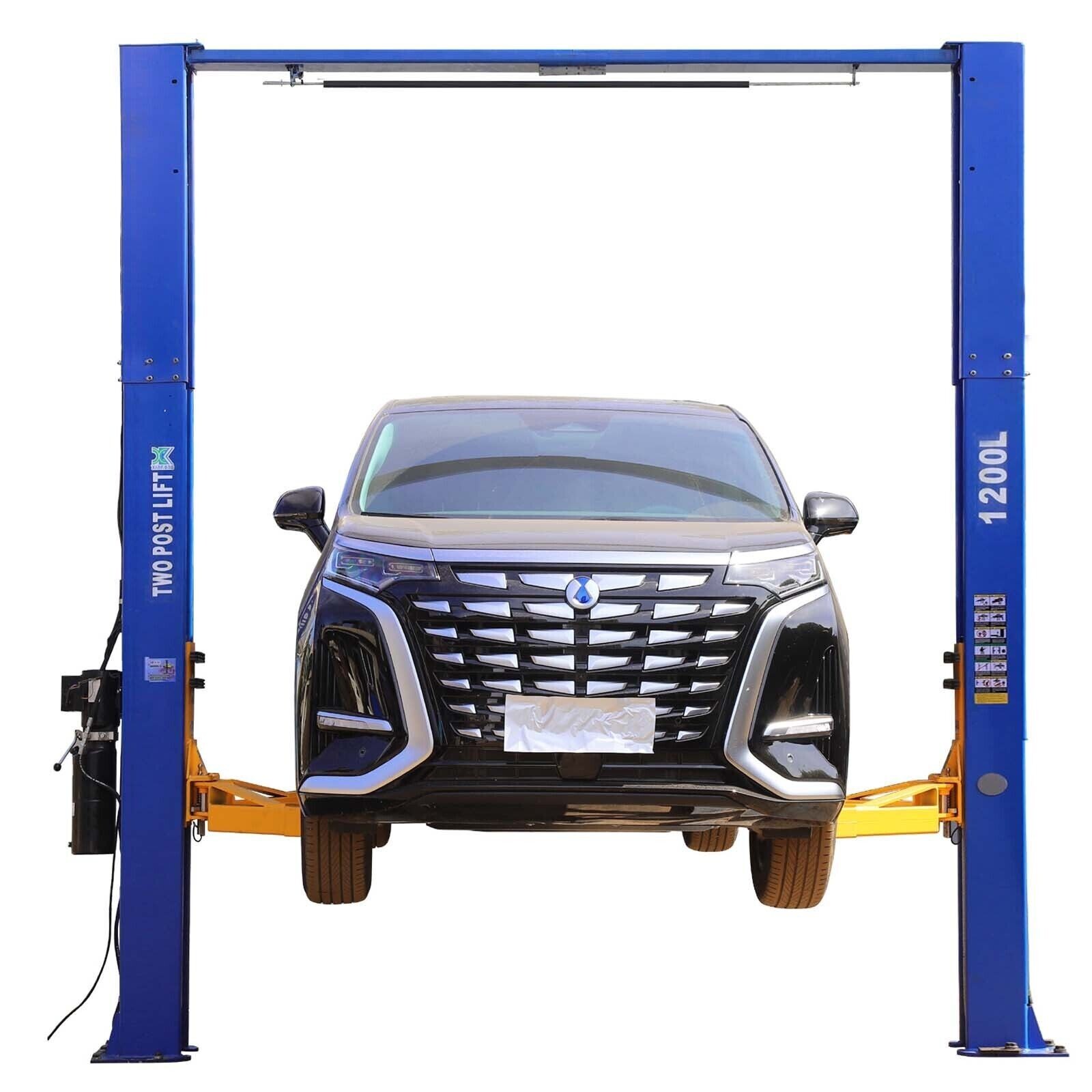 Heavy Duty 12000 lb Capacity 2 Post 1200L Auto Car Lift Truck Hoist 220V
