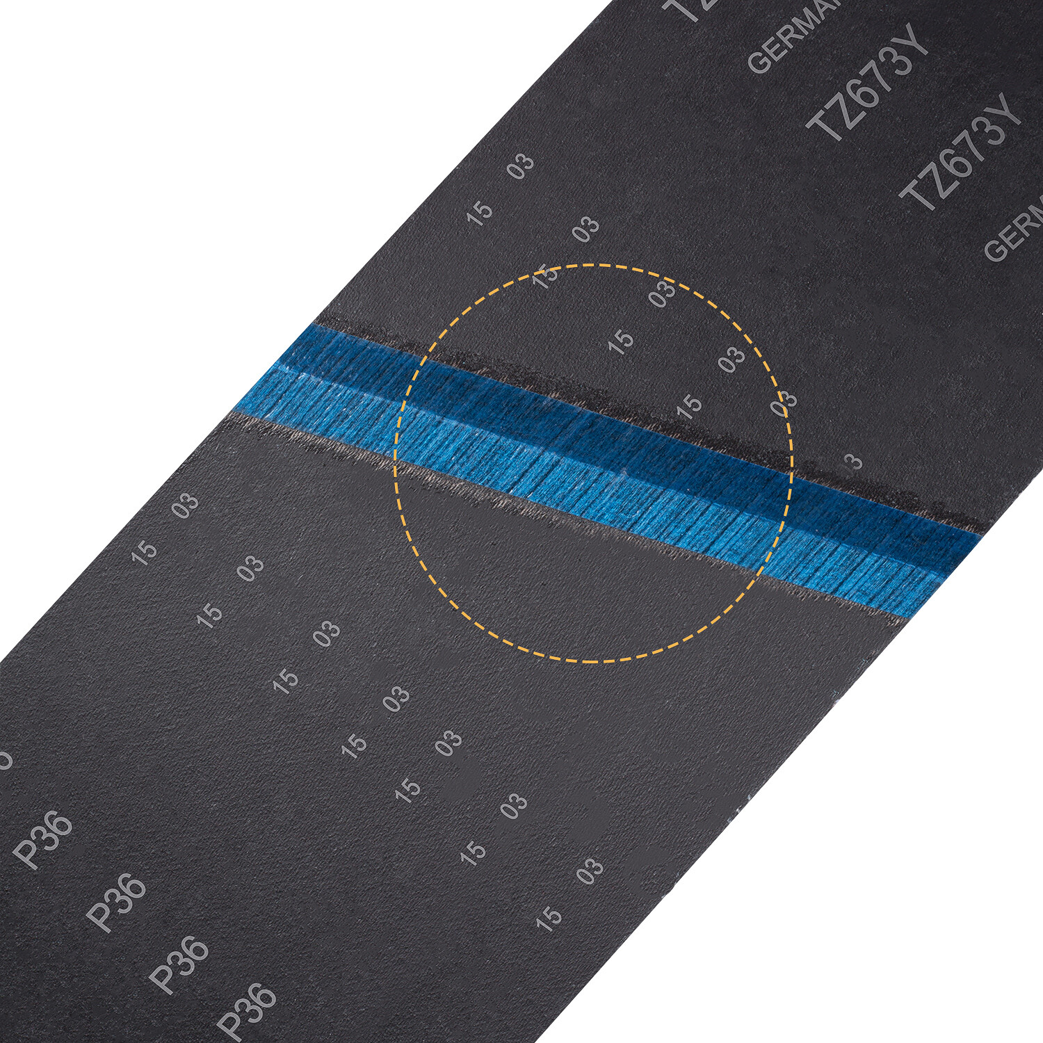 SATC PREMIUM 4 X 24 INCH BLUE ZIRCONIA SANDING BELTS 3 PACKS 120 GRIT FOR METAL