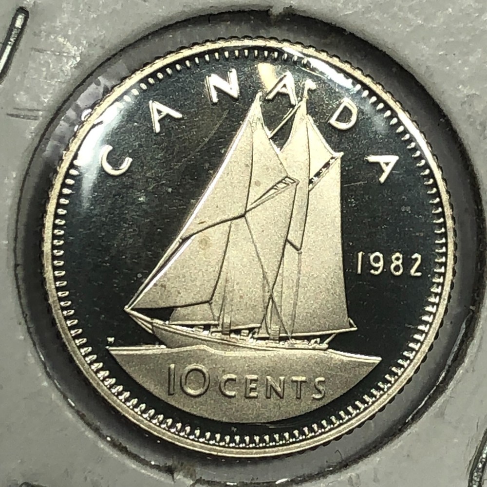 1982  Canada Proof Ten Cent Foreign Coin #1698
