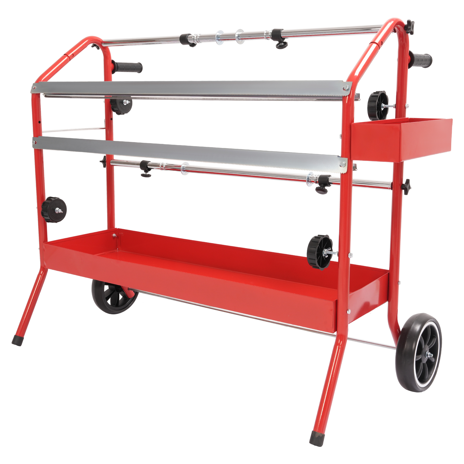 Mobile 18" Multi-Roll Masking Paper Machine With Storage Trays Auto Body Paint