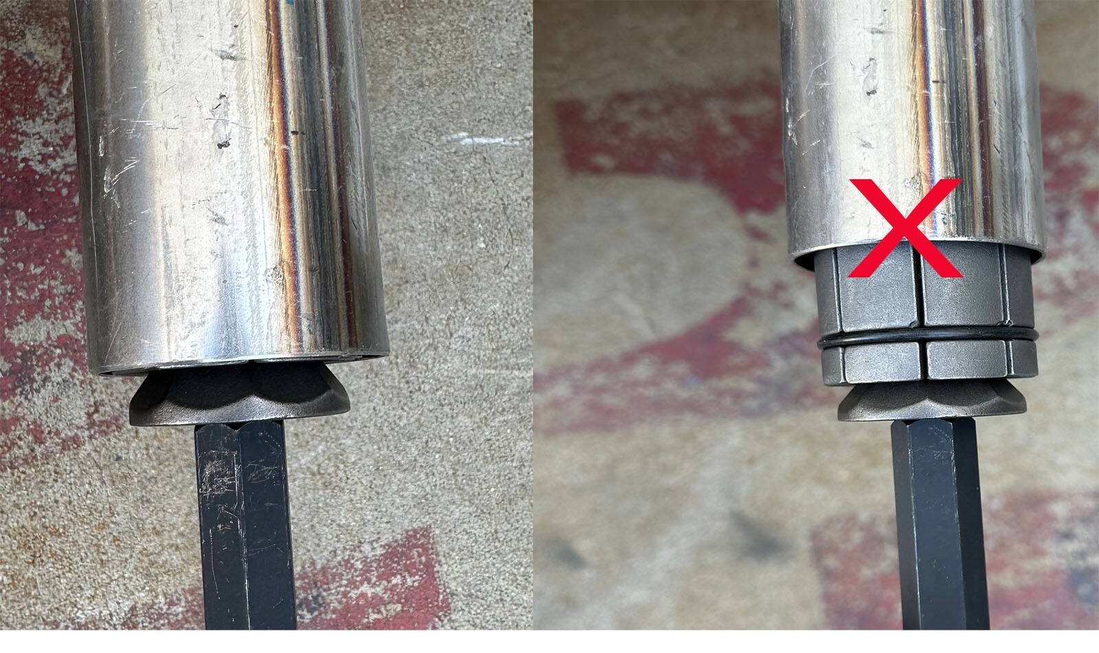 SMALL Tail Pipe Expander Exhaust / Muffler 1-1/8"-1-3/4" Hand Tool Expander NEW