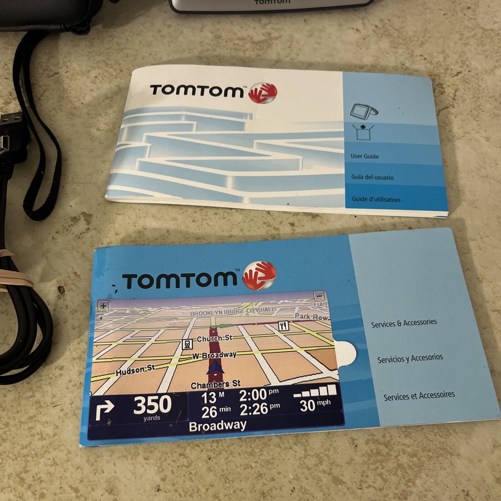 Tom Tom ONE N14644 3.5" Screen GPS Navigation Bundle