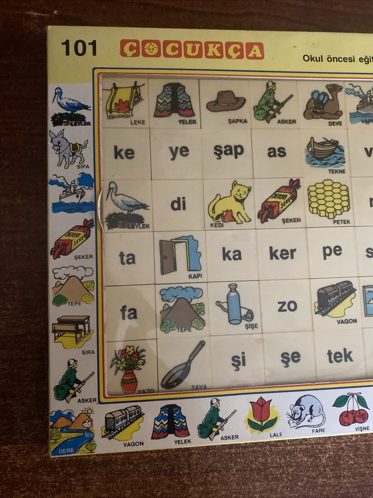 Turkish Magic Bricks Puzzle Educational System Erken Egitim Sistemi
