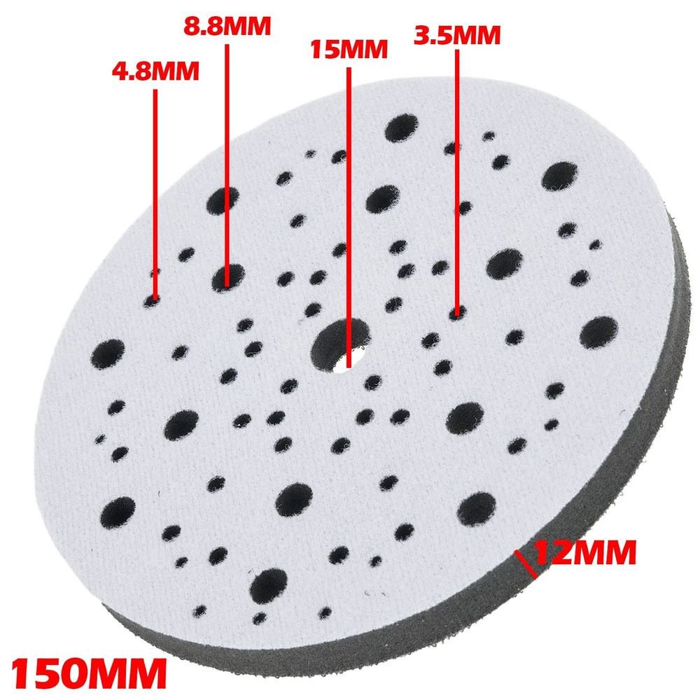 Effortlessly Applied Interface Pads for Quick Sanding 6 150mm Diameter