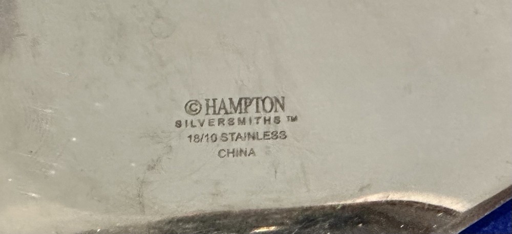 NOBILITY Hampton Silversmiths 5 Piece Hostess Serving Set Stainless Flatware