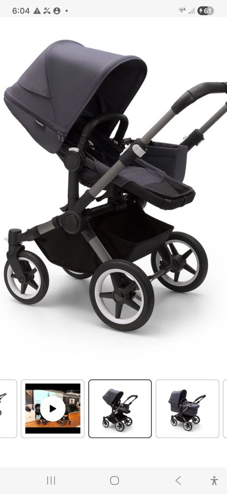 NEW Bugaboo DONKEY 5 Mono Complete - Midnight Black