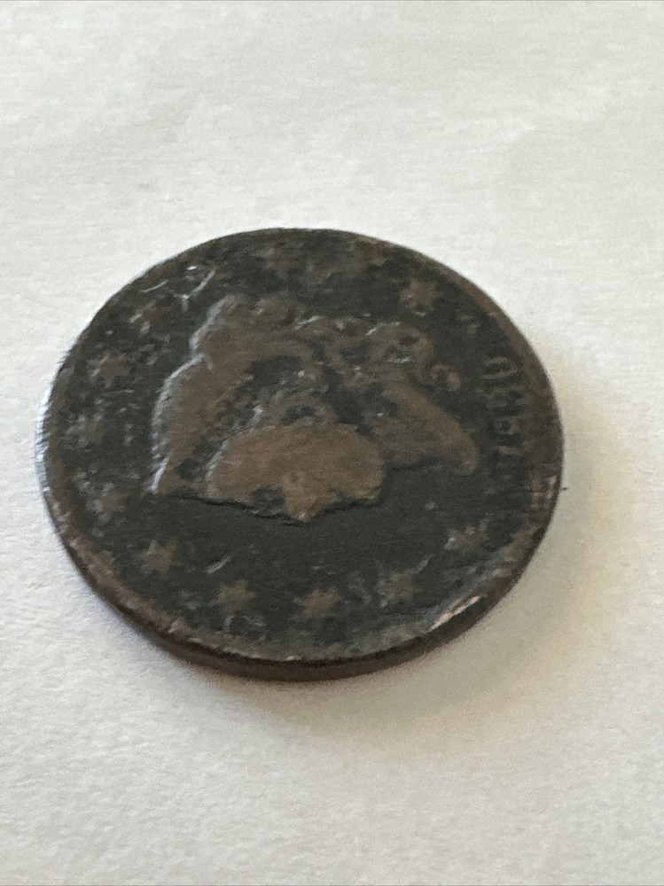 1830 Coronet Head US Copper Large Cent 1C
