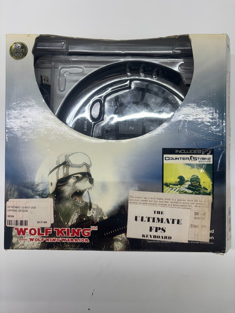WOLF KING WARRIOR Gaming Pad Counter Strike Source Edition