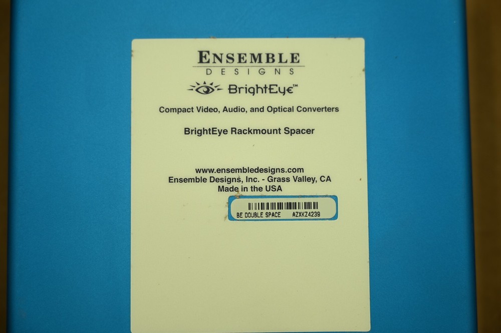 Ensemble Designs BrightEye Rackmount Spacer BEBPD