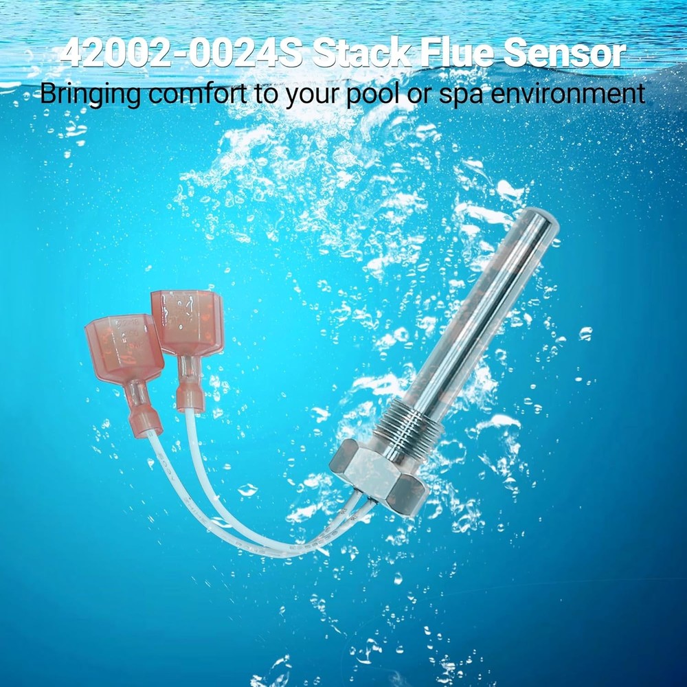Funmit 42002-0024S Stack Flue Sensor Replacement for Pentair Spa Heater...