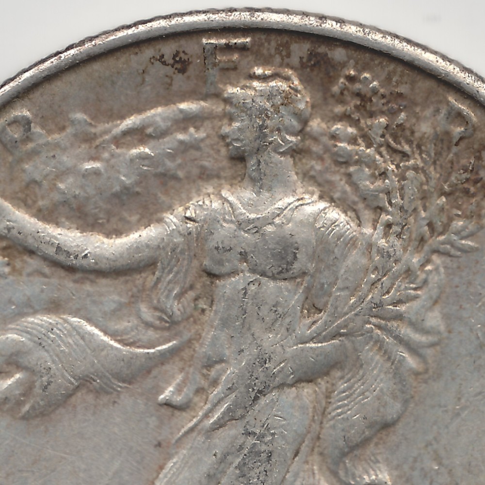 1937 D Walking Liberty Half Dollar, AU