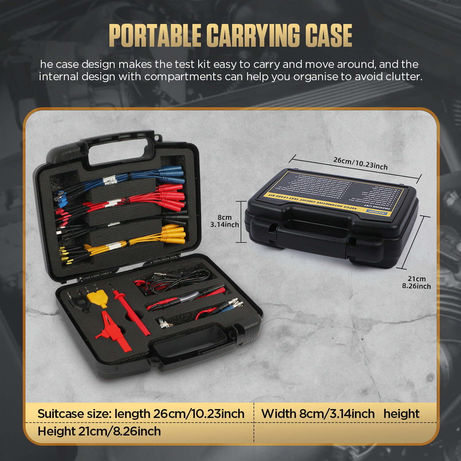 Multimeter Test Leads Kit Automotive Electrical Circuit Test Leads Diagnostic