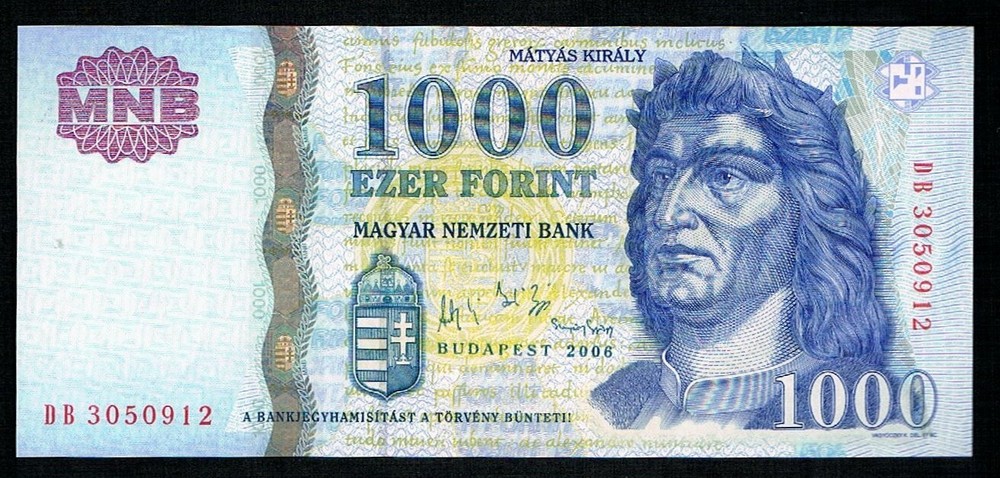 HUNGARY - 1000 FORINT 2006 UNC P 195b