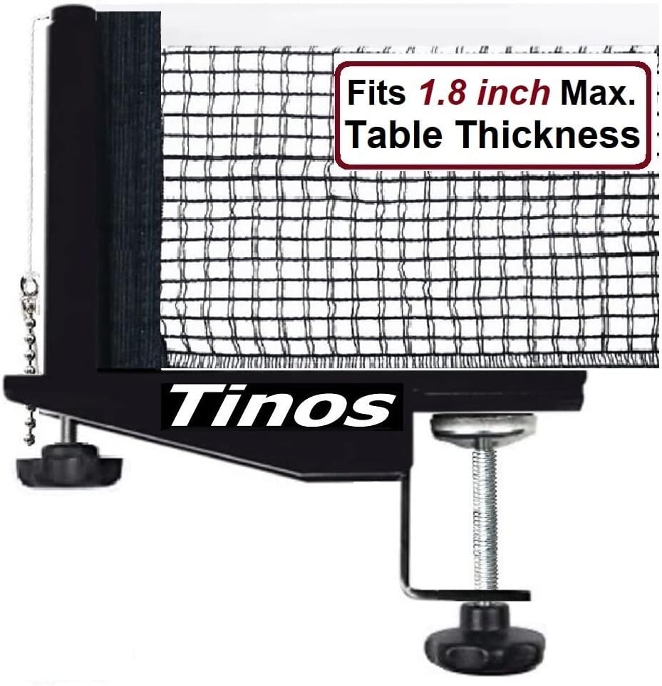 Screw Clamp Table Tennis Net and Post - Easy Installation and Secure Fixing
